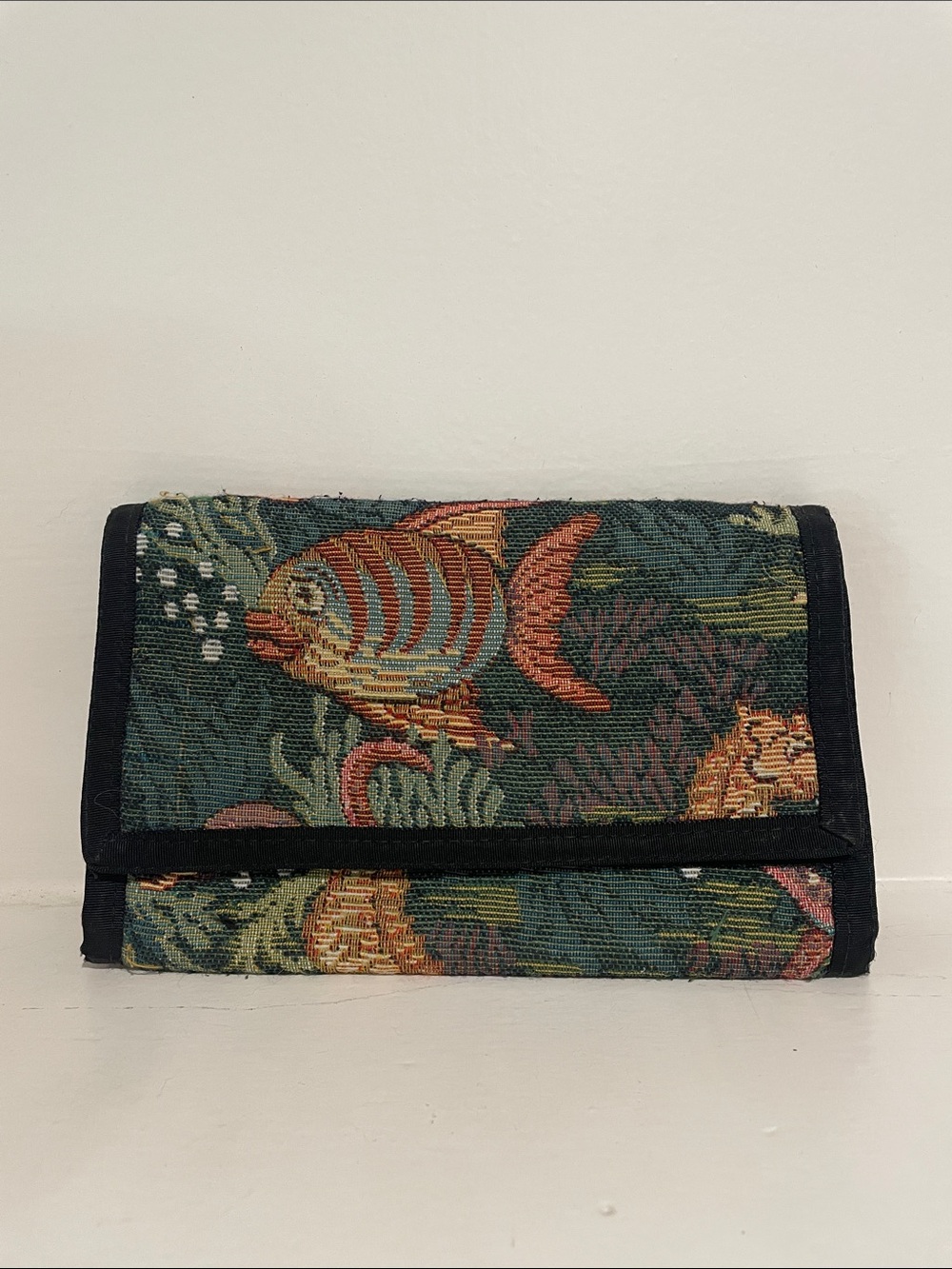 Tapestry Danny K Ocean Fish Wallet - Green Multicolor